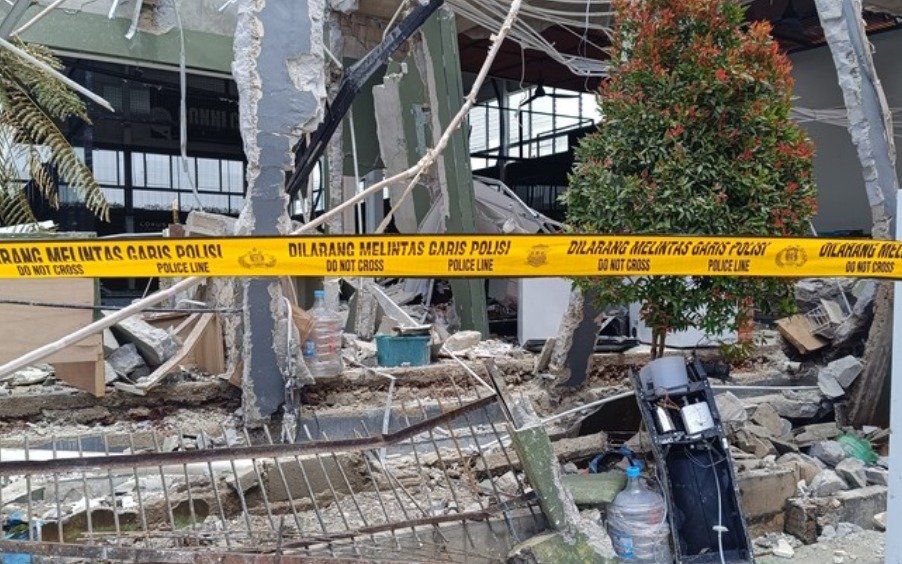 Dampak Ledakan di Ciangsana: Fasilitas Olahraga Rusak, Siswa SDN 03 Terpaksa Belajar Daring